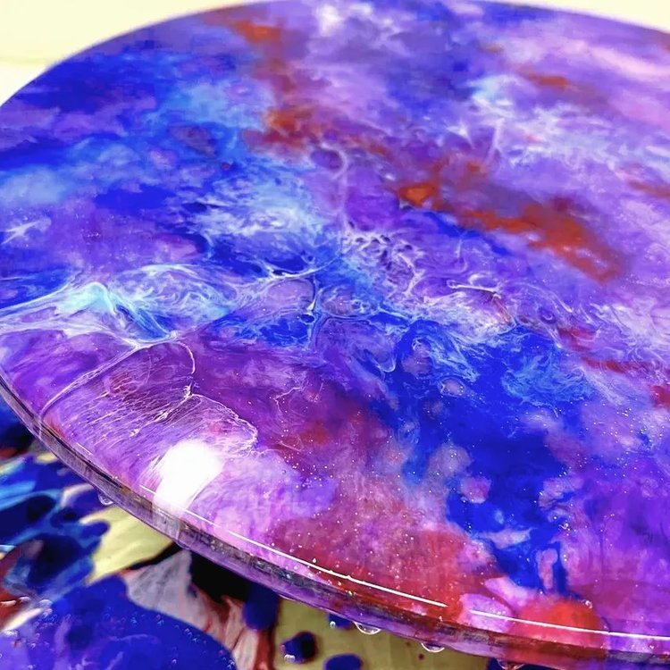 Универсальная эпоксидная смола для рисования AquaGlass GEL 1500 грамм, RU-SMOLA — картинка 8