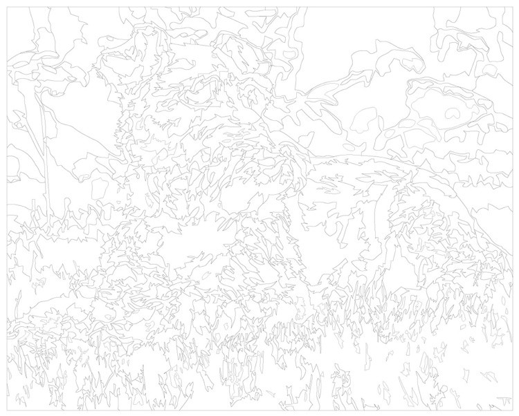 Картина по номерам Собака вельштерьер лежит на траве — картинка 3