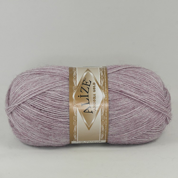Пряжа ALIZE Angora Gold (882), меланж темная орхидея, 5 шт. по 100 г — картинка 2