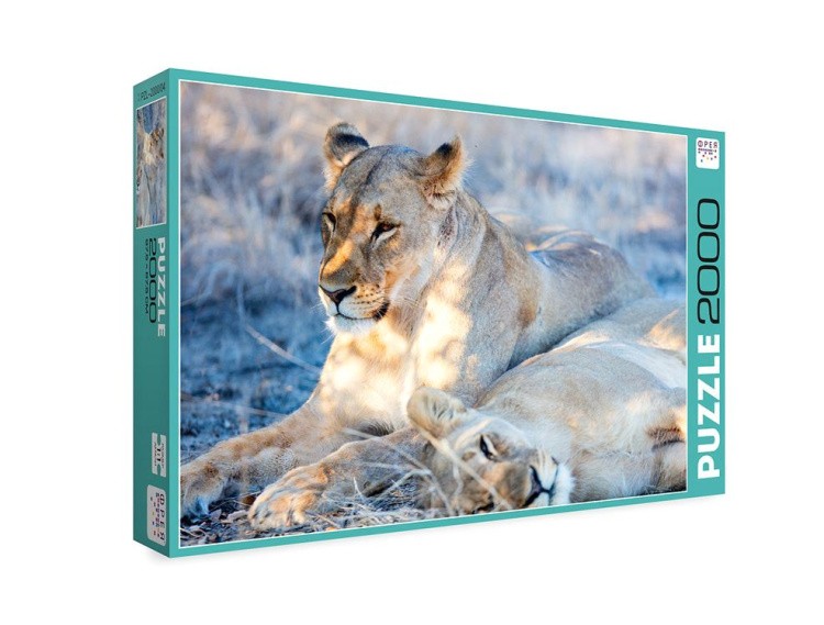 Пазлы «Львиная нежность» — картинка 2