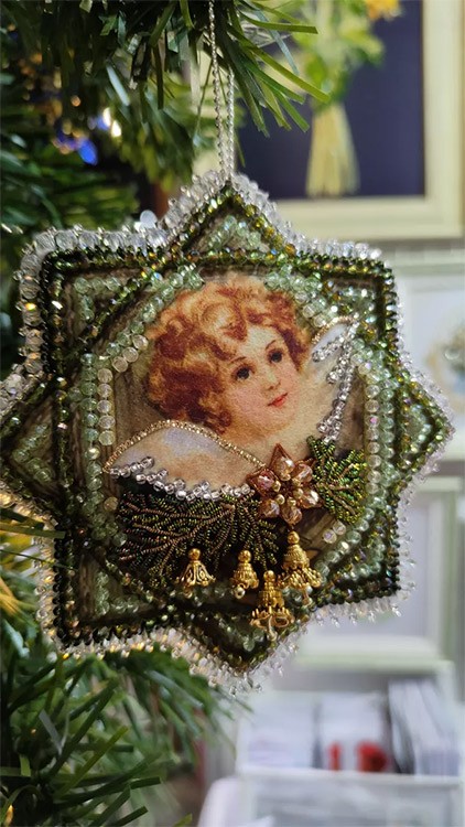 Набор для вышивания хрустальными бусинами «Ангел-1» — картинка 2