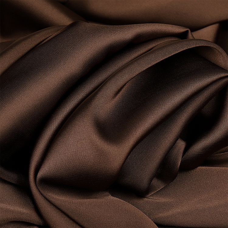 Ткань шелк Армани, 5 м, ширина 150 см, 90 г/м², цвет: 137 капучино, TBY