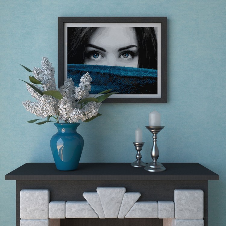 Картина по номерам «Тону в твоих глазах» — картинка 2