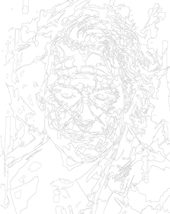 Картина по номерам «Джокер Joker: Хит Леджер» — картинка 3