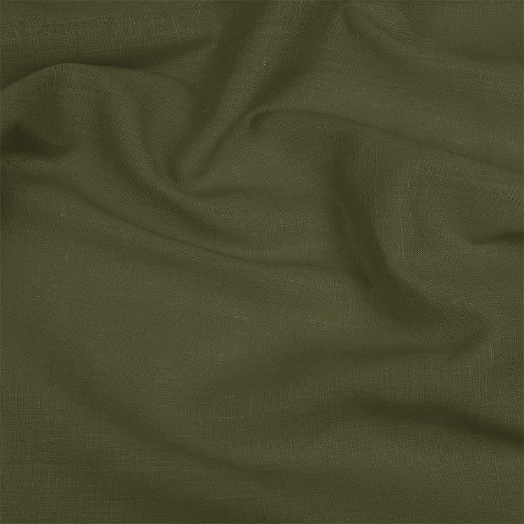 Ткань льняная, 190 г/м², 5 м x 140 см, цвет: полынь, TBY — картинка 3