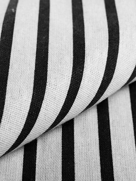 Ткань льняная, 3 м x 150 см, 140 г/м², цвет: белый, полоска, TBY — картинка 3