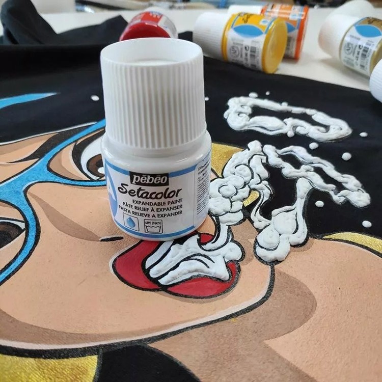 Объемная опухающая паста для ткани Setacolor 45 мл, PEBEO — картинка 5