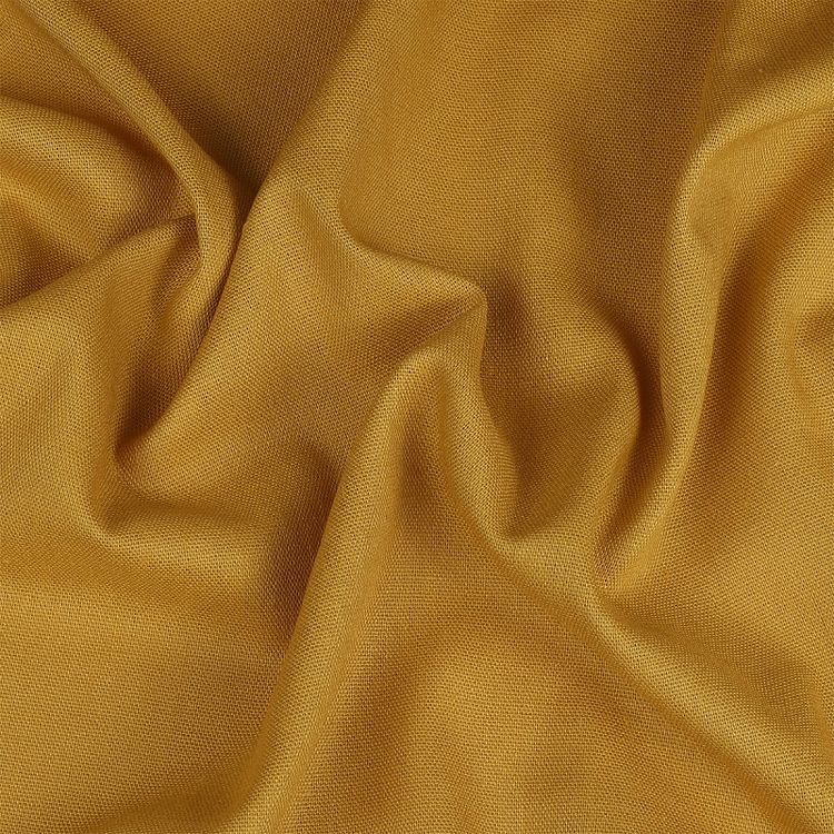 Ткань льняная, 185 г/м², 10 м x 140 см, цвет: горчичный, TBY — картинка 2