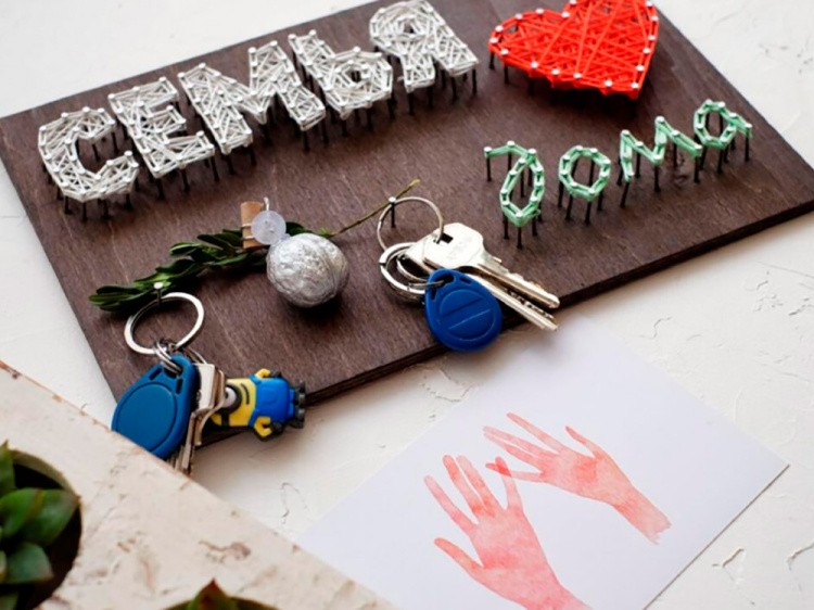 Набор для творчества STRING ART «Семья» — картинка 2