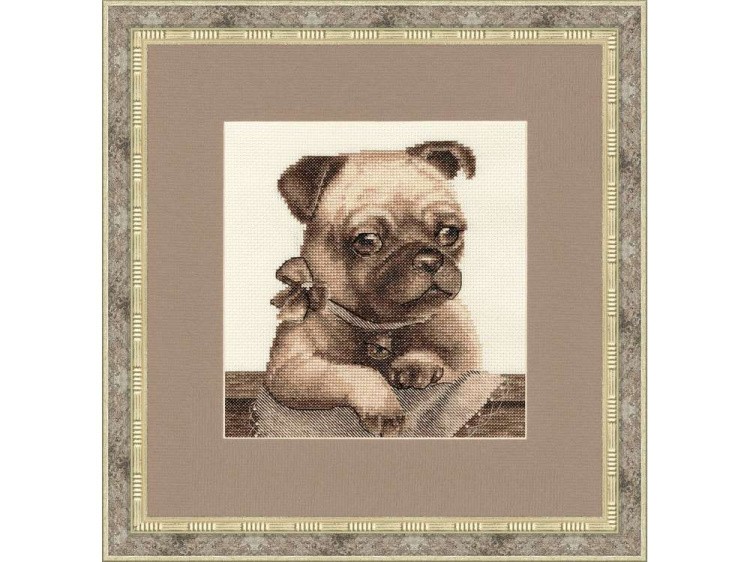 Набор для вышивания «Щенок мопса» — картинка 2