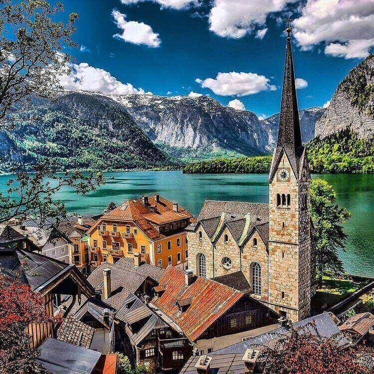 Алмазная вышивка «Австрия. Альпы» — картинка 2