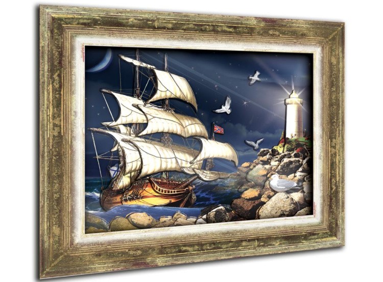 Объемная картина «В бухте» — картинка 2