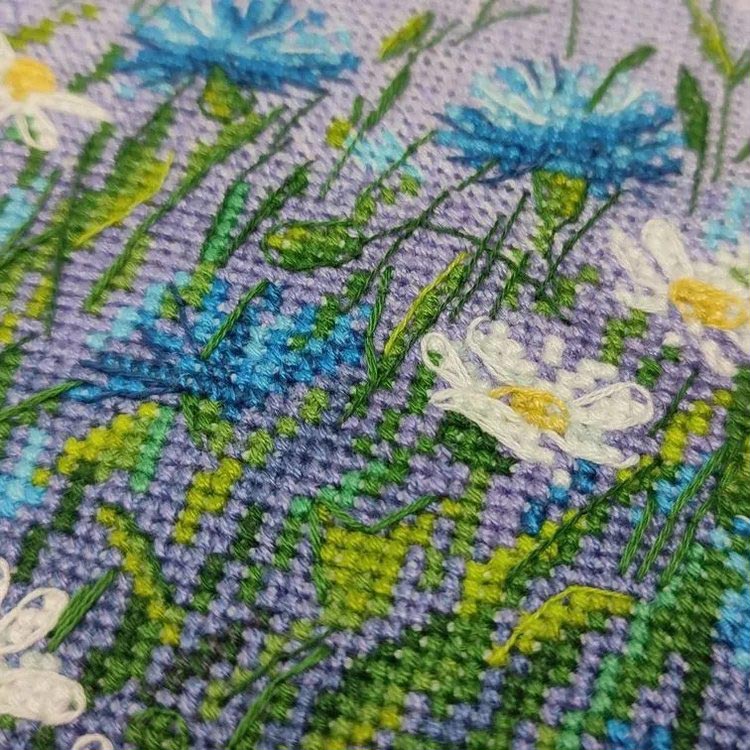 Набор для вышивания «Васильковое поле» — картинка 6