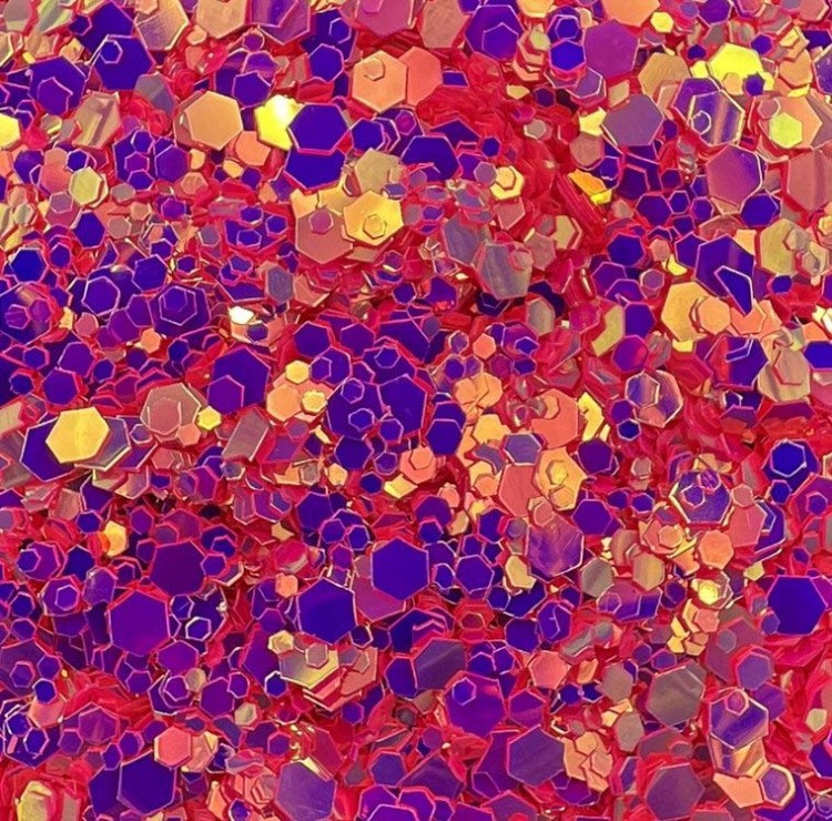 Блестки «Золотой аметист», 25 мл — картинка 2