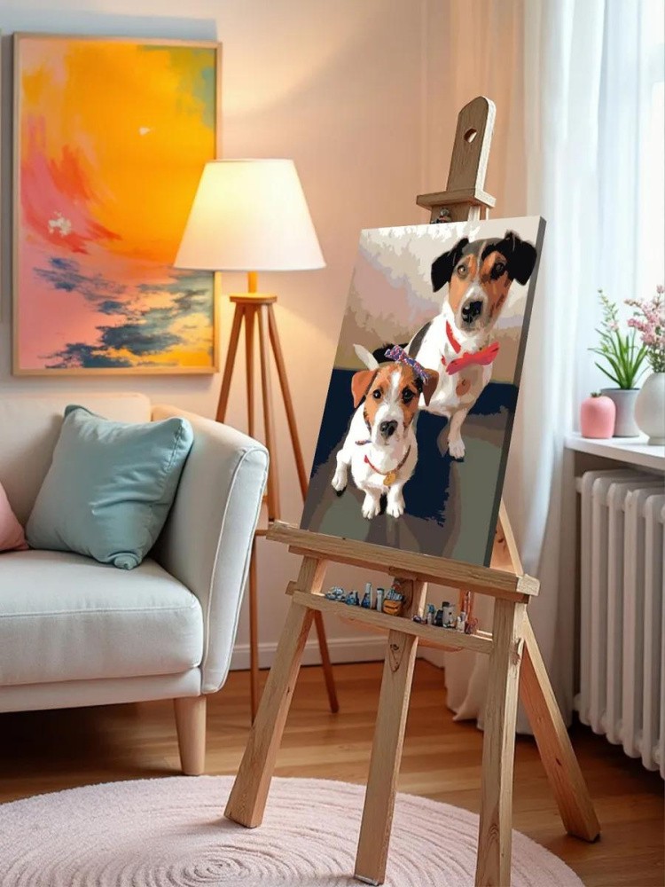 Картина по номерам «Джек-рассел-терьер» — картинка 9