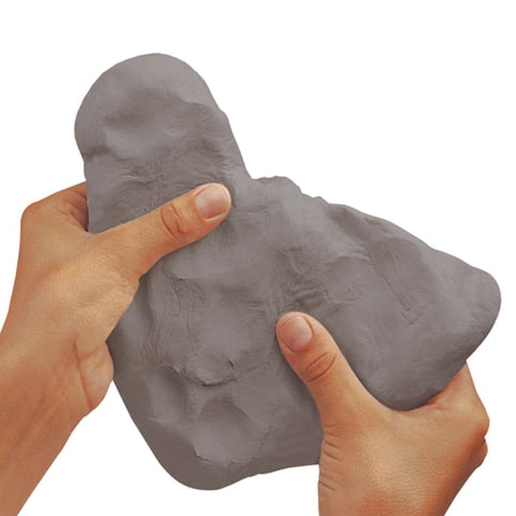 Паста (масса) для моделирования и лепки JOVI, отвердевающая, 1000 г, серая — картинка 4