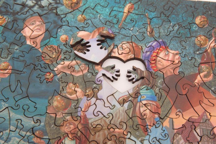 Деревянные пазлы DAVICI «Жонглеры» — картинка 5