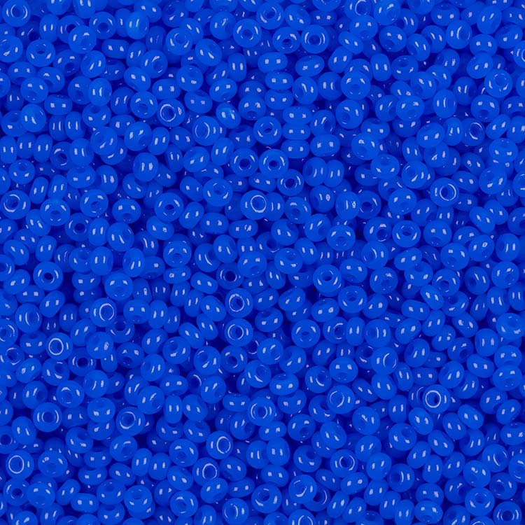 Бисер Чехия круглый 311-19001 2,7 мм 09/0, 50 г, цвет: 32010 голубой