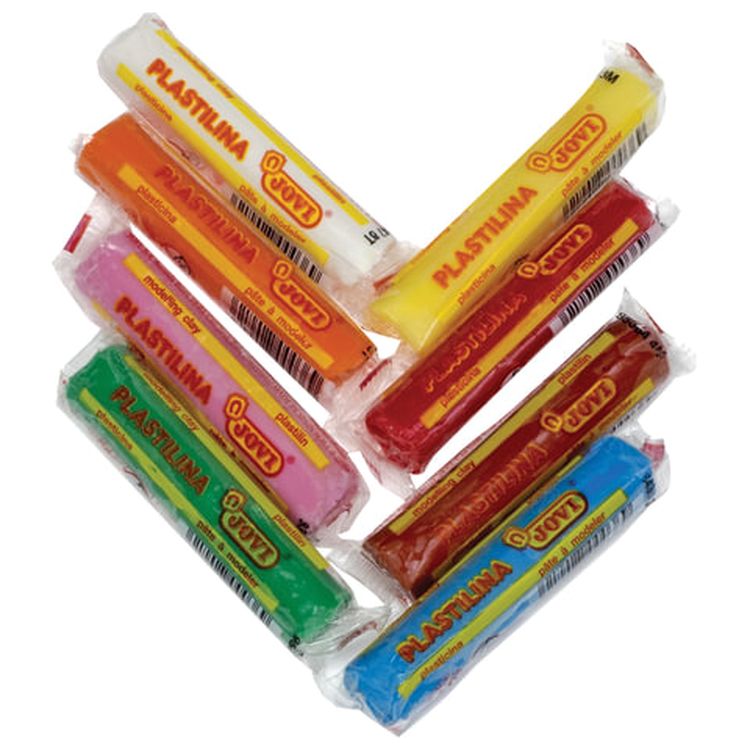 Пластилин на растительной основе JOVI (Испания), 8 цветов, 120 г — картинка 3