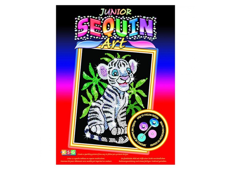 Мозаика из пайеток «Тигренок» — картинка 2