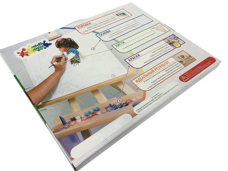 Картина по номерам «Невинный поцелуй» — картинка 5