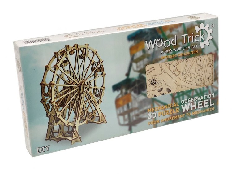 Конструктор из дерева «Колесо Обозрения», Wood Trick — картинка 5