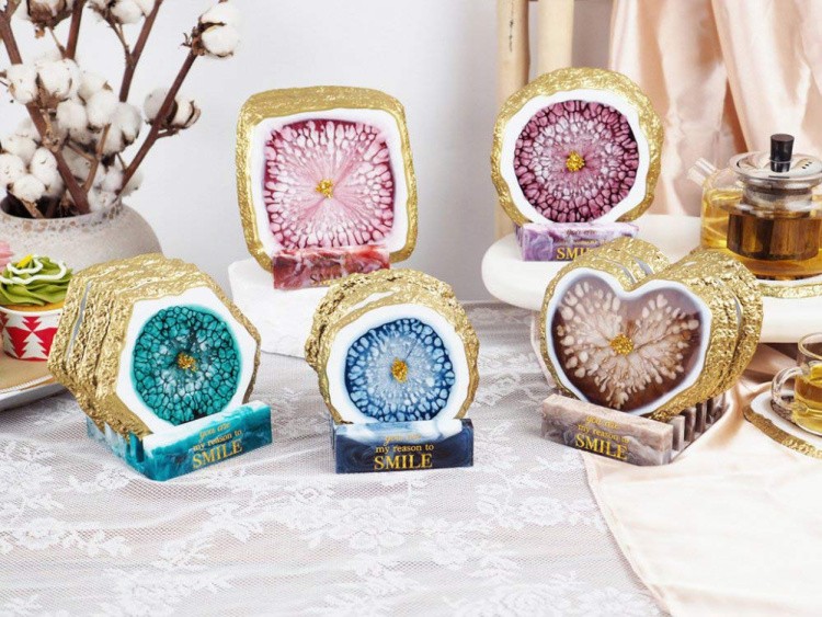 Силиконовый молд - Подставка для коастеров, 13,5x11см, 1 шт. — картинка 2