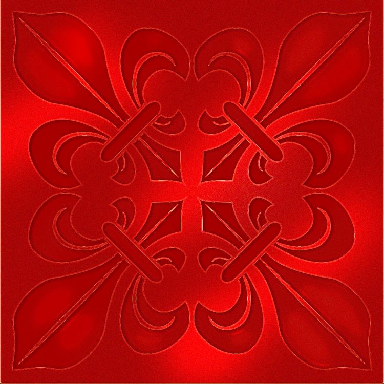 Текстурный лист «Королевская лилия», 9х9х0,3 см, Craft&Clay — картинка 2