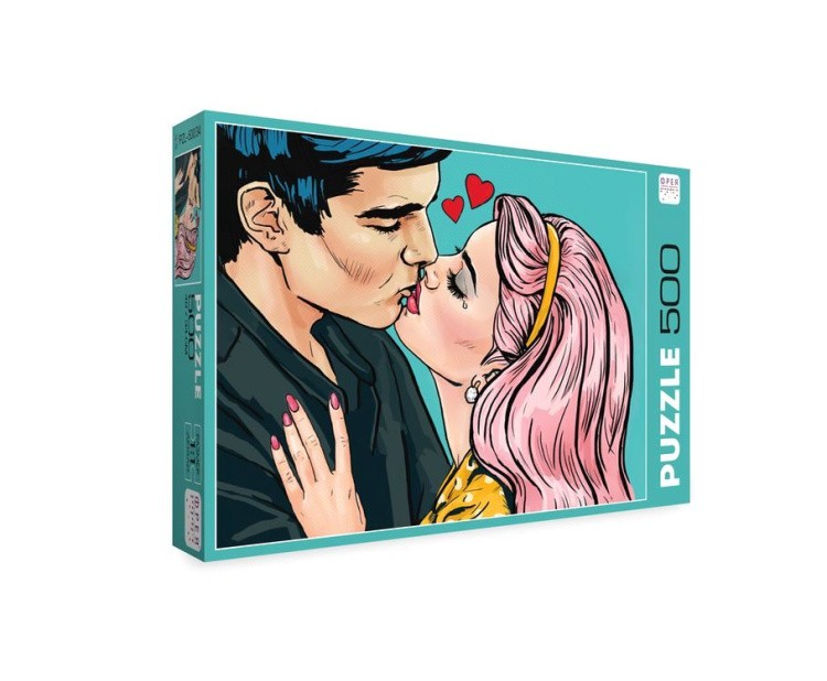 Пазлы «Первый поцелуй» — картинка 2