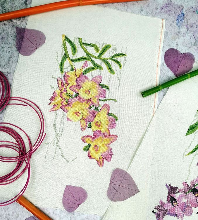 Набор для вышивания «Орхидеи» — картинка 3