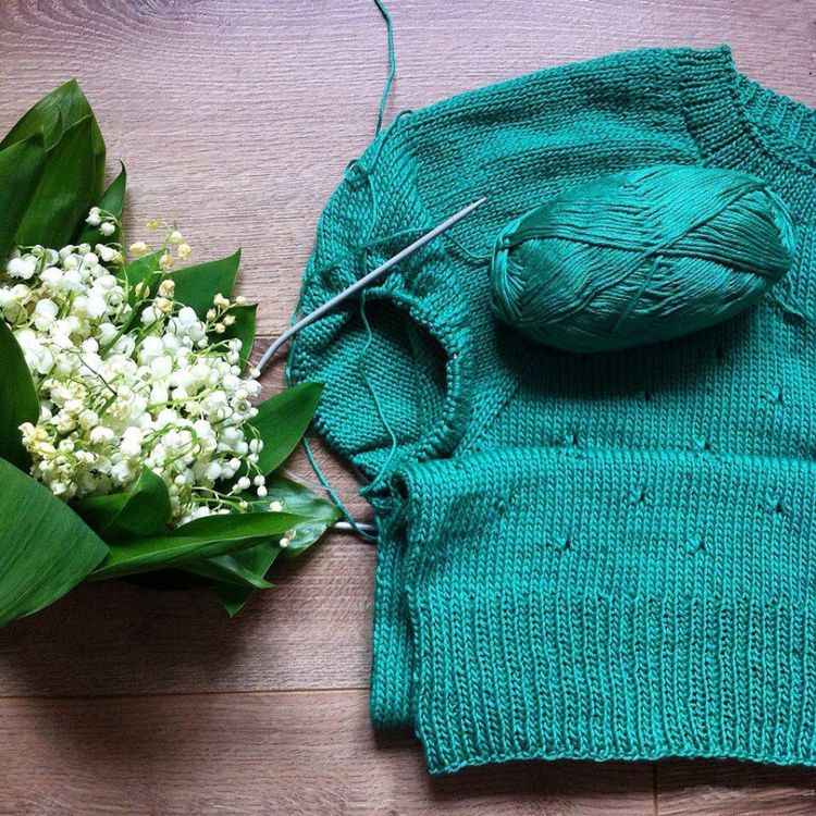 Пряжа Пехорка Весенняя (238), светлая полынь, 5 шт. по 100 г — картинка 3