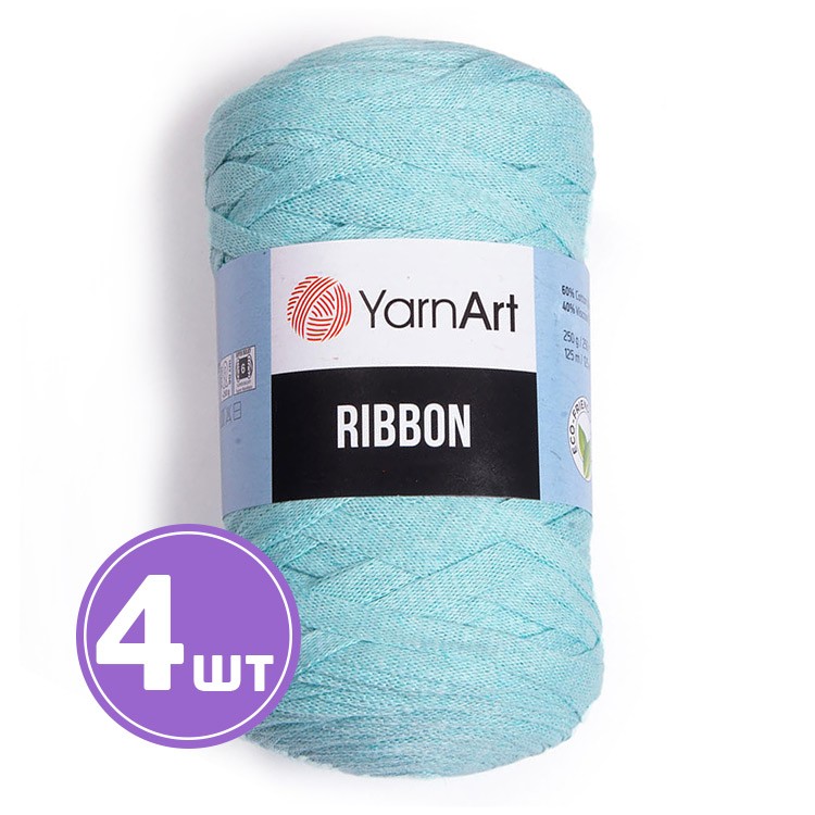 Пряжа YarnArt Ribbon (Риббон) (775), водолей, 4 шт. по 250 г