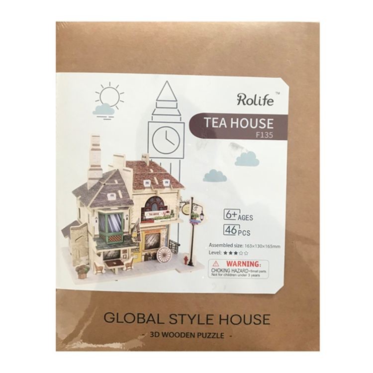 Конструктор из дерева «Британский чайный дом» — картинка 3