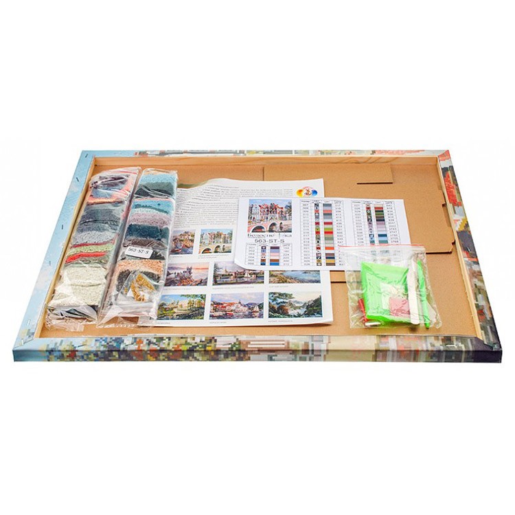 Алмазная вышивка «Императорский канал в Амстердаме» — картинка 3