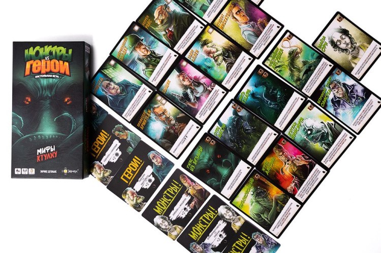 Игра настольная «Монстры vs Герои.Мифы Ктулху» — картинка 2