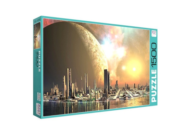 Пазлы «Фантастический город» — картинка 2