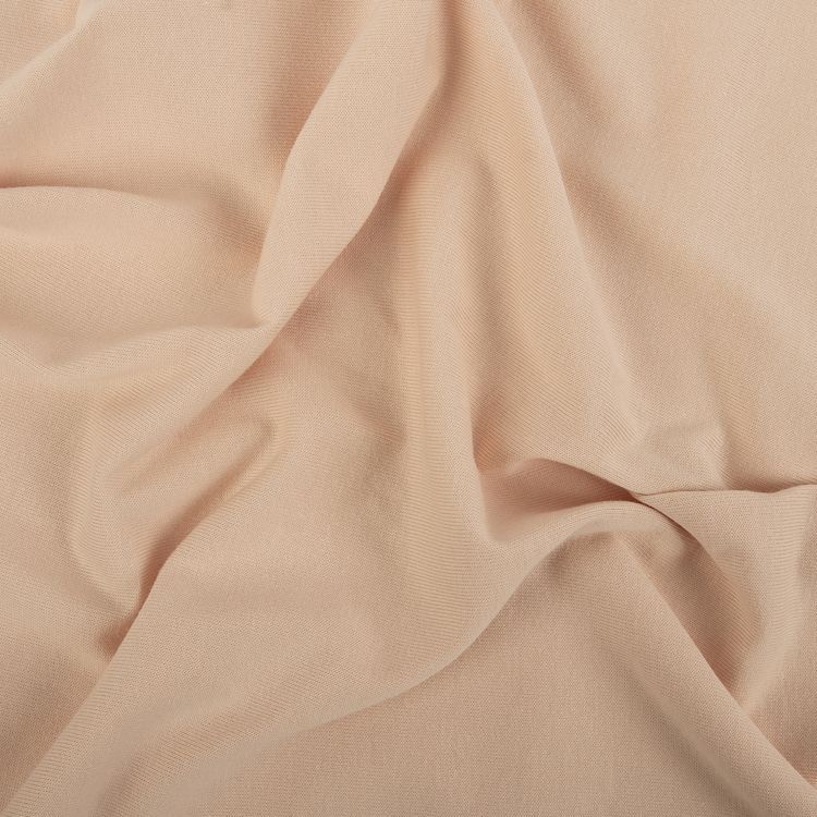 Трикотаж кукольный, 50x55 см, 225 г/м2, 100% хлопок, цвет: №03 розовый/кремовый, Peppy — картинка 3