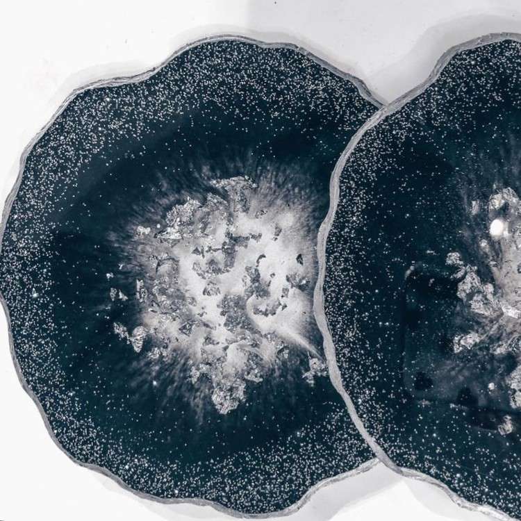 Подстаканник Срез камня №1 (5 мм) - Силиконовый молд, ResinArt — картинка 3