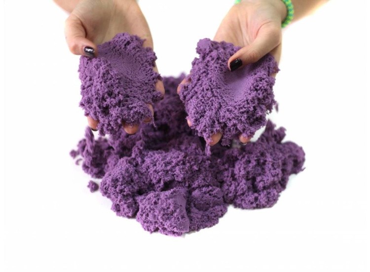 Космический песок 0,5 кг сиреневый — Умный песок — картинка 3