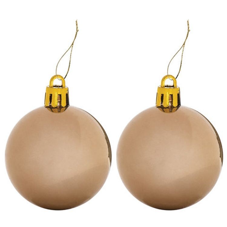 Набор украшений для ели, 39 предметов, золотистый цвет — картинка 5