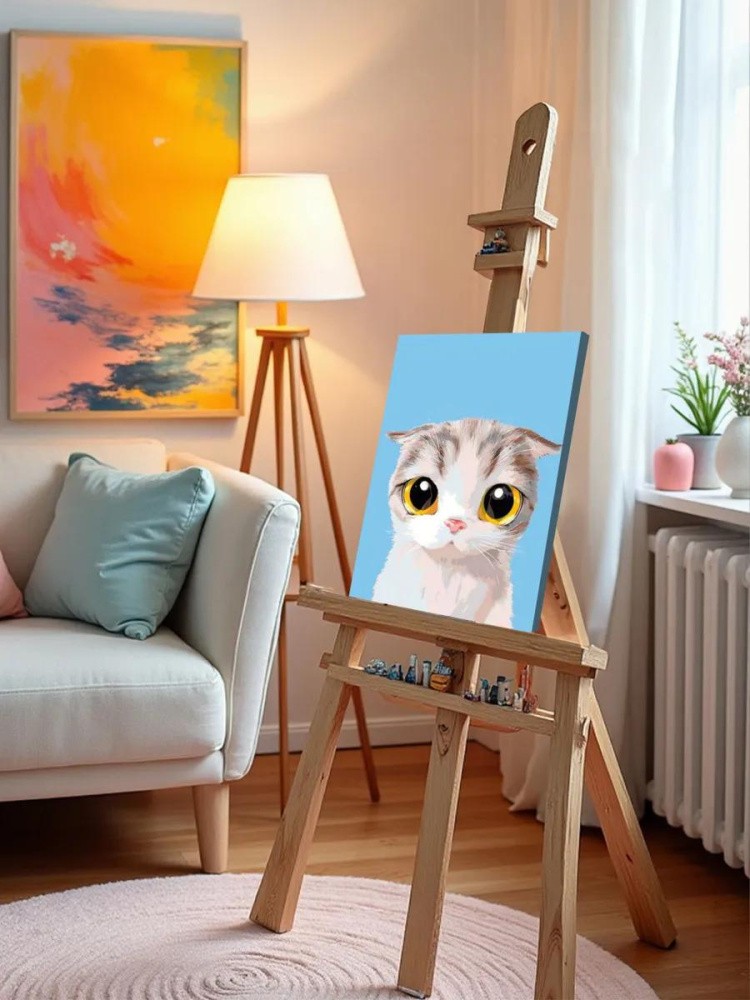 Картина по номерам «Котенок Дымка» — картинка 10