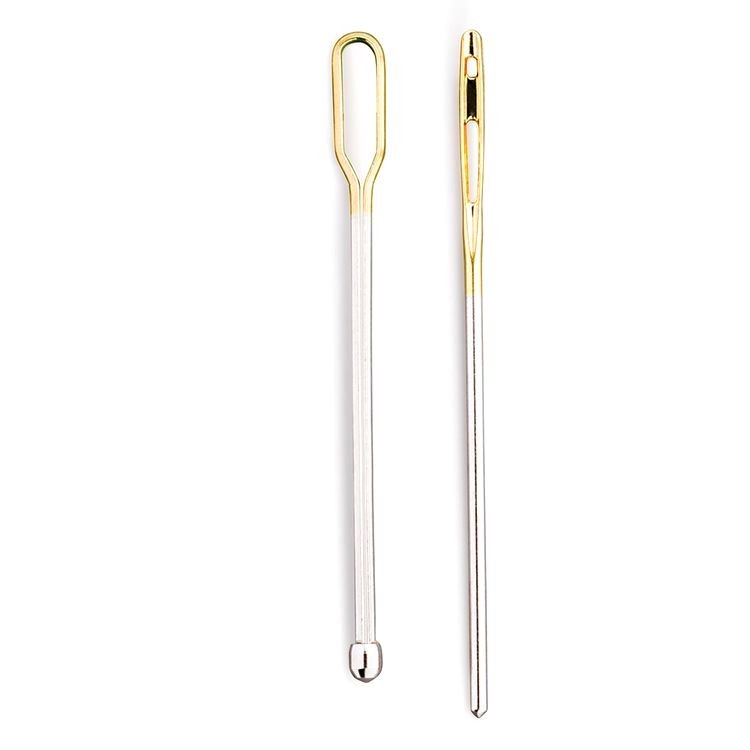 Иглы для протягивания, сталь, 2 шт., в блистере — картинка 2