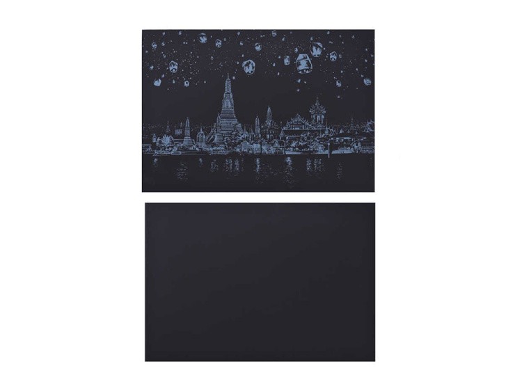 Скретч-картина «Chiang Mai» (цветная) — картинка 5