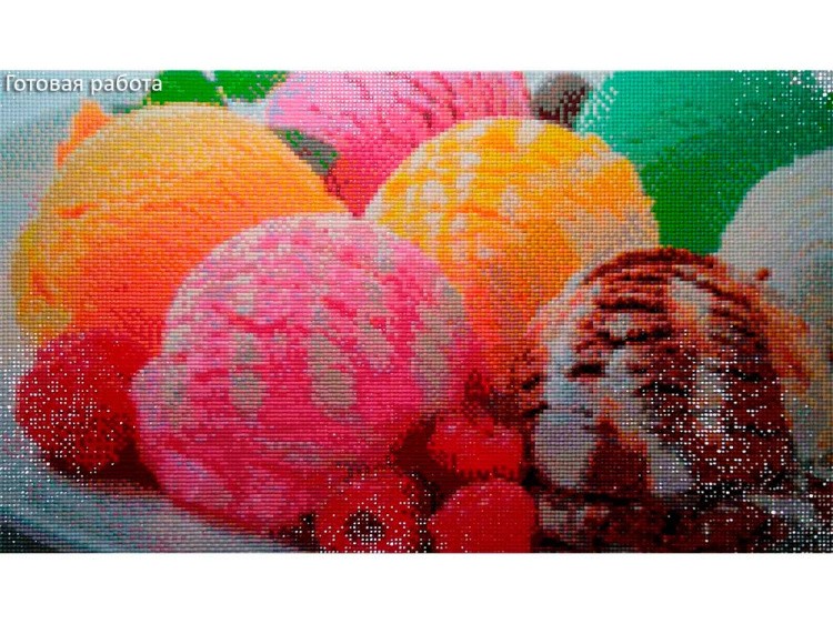 Алмазная вышивка «Мороженое» — картинка 2