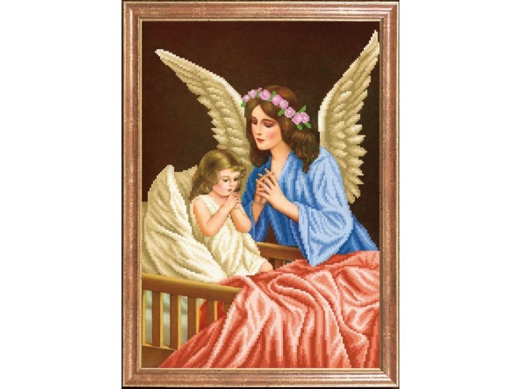 Рисунок на ткани «Ангел хранитель»