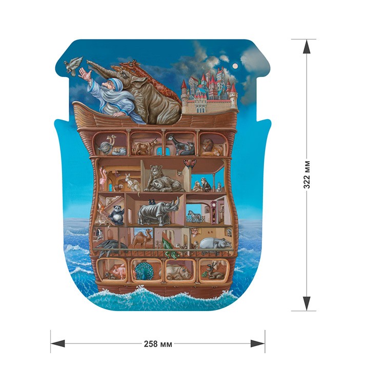 Деревянные пазлы DAVICI «Ноев ковчег» — картинка 2