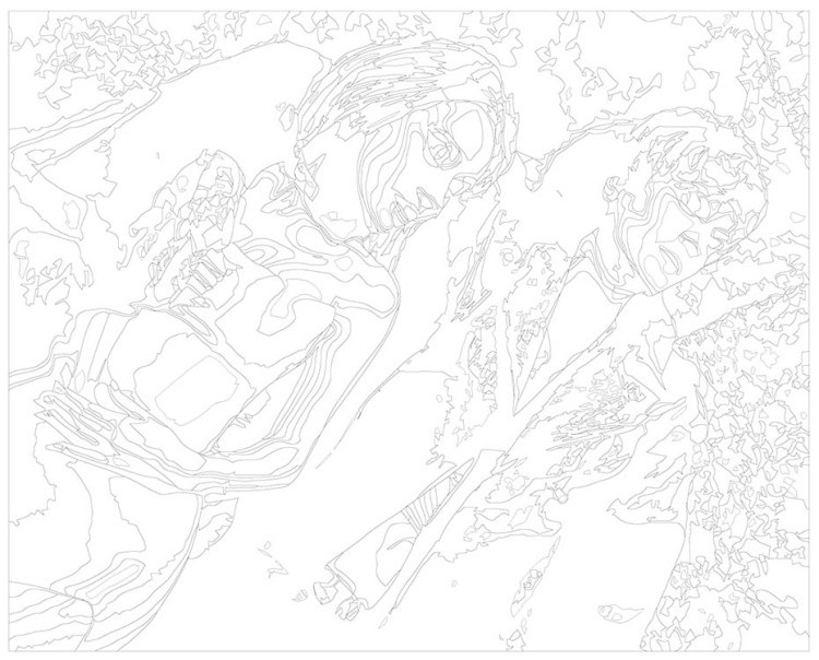 Картина по номерам «Рэпер Soda Luv Сода Лав и Клава Кока» — картинка 3