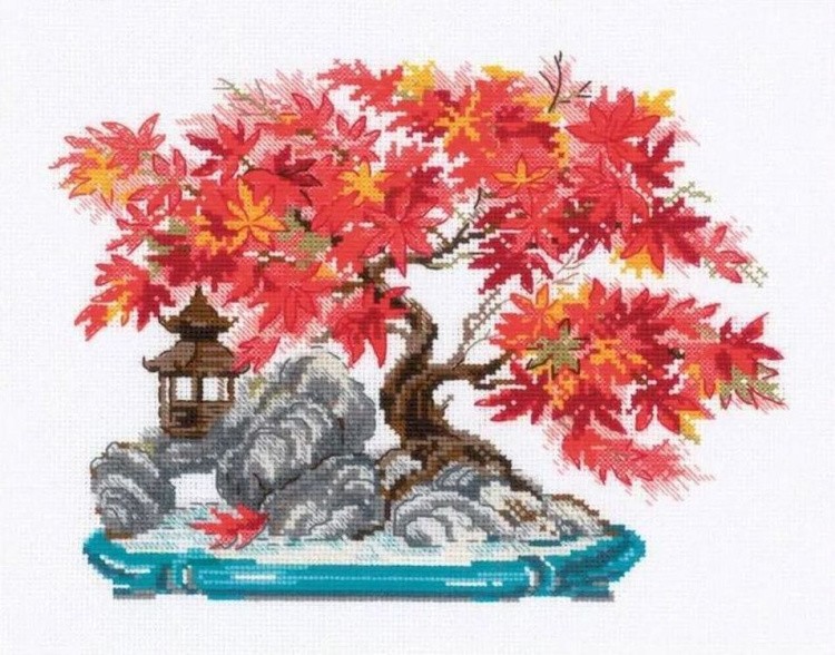 Набор для вышивания «Осенний бонсай»
