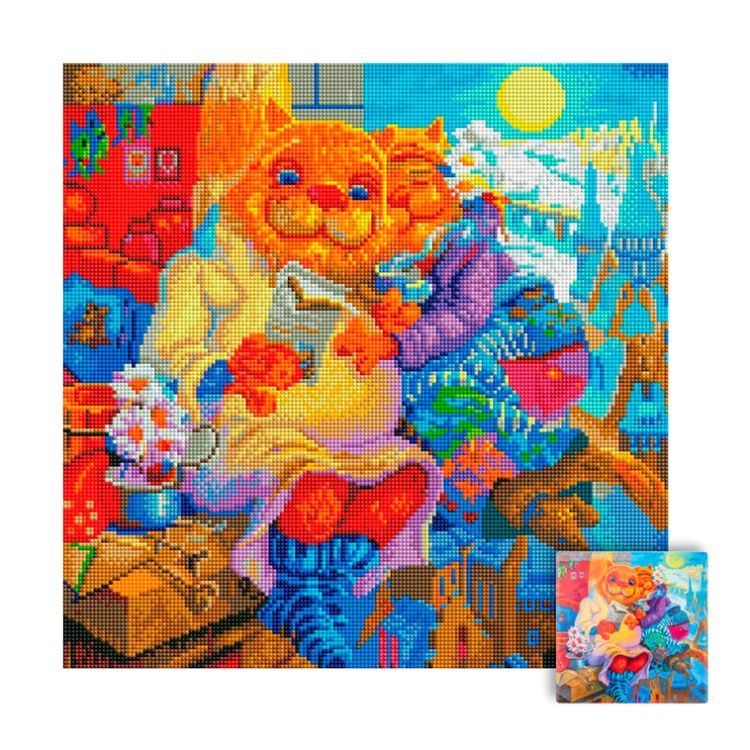 Алмазная вышивка «Письмо с острова Пасхи» — картинка 3