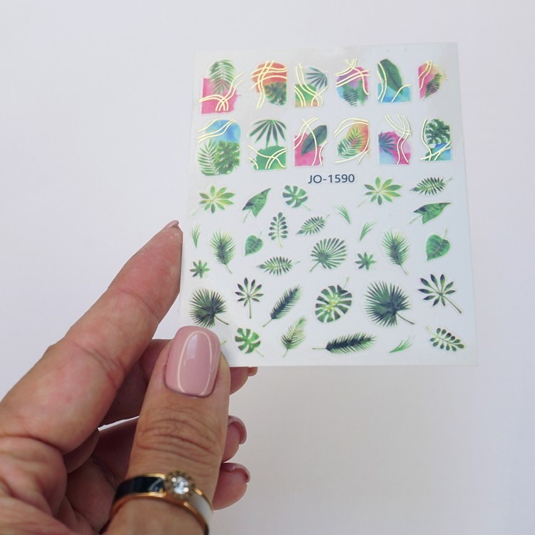 Декоративные наклейки с металлизированным эффектом №1, 12x8 см, 1 шт. — картинка 3